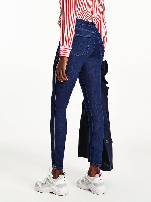 Denim Tommy Hilfiger Harlem High Rise Super Skinny Women's Jeans | TH615MIS