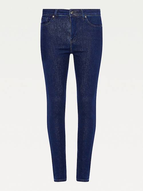 Denim Tommy Hilfiger Harlem High Rise Super Skinny Women's Jeans | TH615MIS