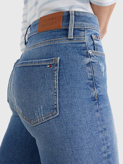 Denim Tommy Hilfiger Harlem High Rise Super Skinny Women's Jeans | TH756PXH