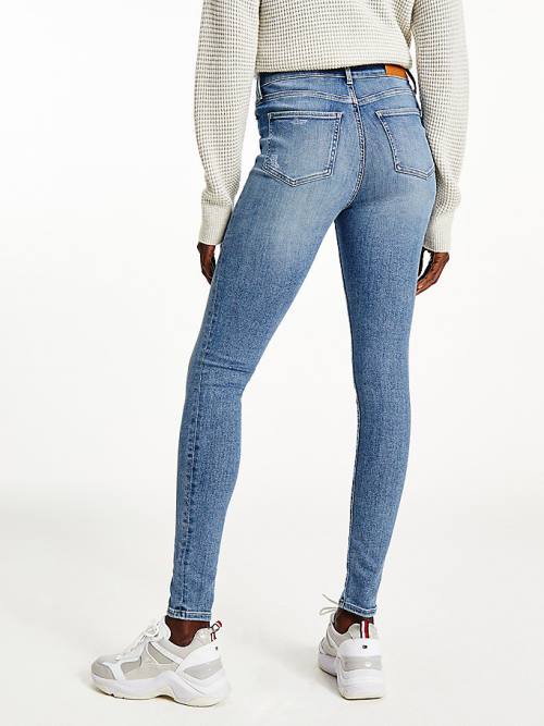 Denim Tommy Hilfiger Harlem High Rise Super Skinny Women's Jeans | TH851TSB