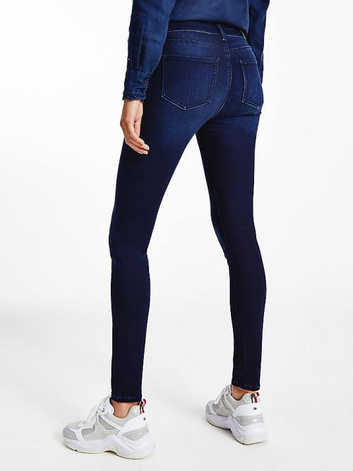 Denim Tommy Hilfiger Harlem High Rise Super Skinny Seamless Women's Jeans | TH938QZE