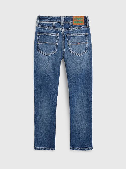 Denim Tommy Hilfiger Harper Straight Faded Girls' Jeans | TH865BVH