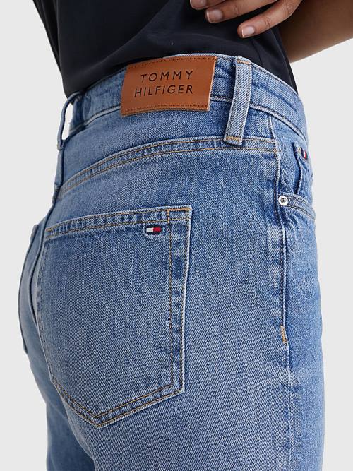 Denim Tommy Hilfiger High Rise Slim Faded Women's Jeans | TH306NZQ