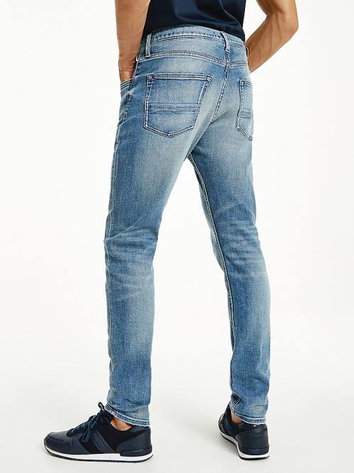 Denim Tommy Hilfiger Houston Tapered Faded Men's Jeans | TH239GJA