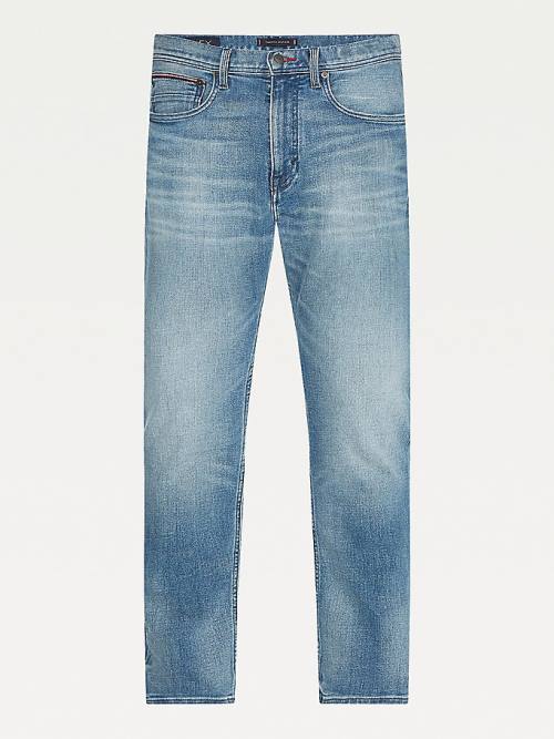 Denim Tommy Hilfiger Houston Tapered Faded Men's Jeans | TH239GJA