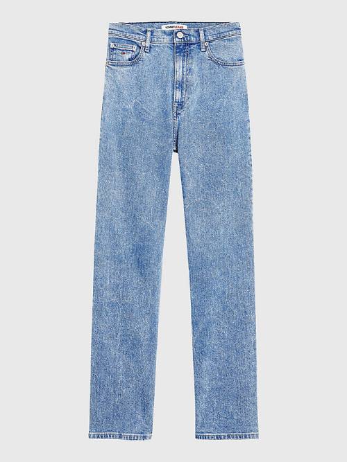 Denim Tommy Hilfiger Julie Ultra High Rise Straight Women's Jeans | TH519BCK