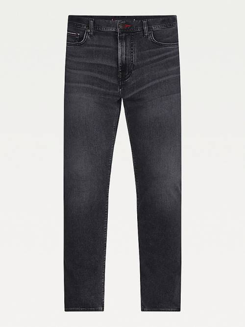 Denim Tommy Hilfiger Layton Extra Slim Faded Black Men's Jeans | TH147MSO