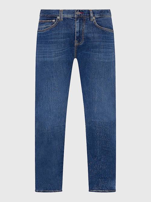 Denim Tommy Hilfiger Layton Extra Slim Faded Men's Jeans | TH904GPO