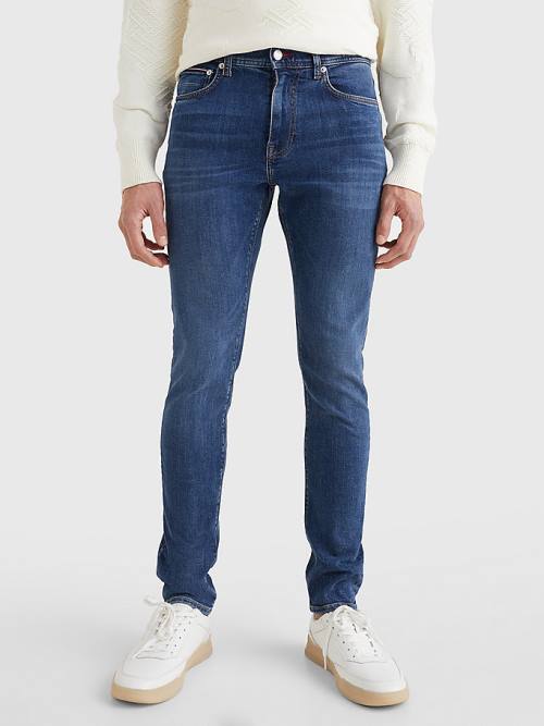 Denim Tommy Hilfiger Layton Extra Slim Faded Men\'s Jeans | TH904GPO