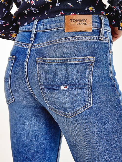 Denim Tommy Hilfiger Maddie Mid Rise Bootcut Faded Women's Jeans | TH168XWB