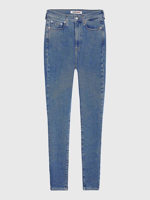 Denim Tommy Hilfiger Melany Ultra High Rise Super Skinny Women's Jeans | TH857ZCV