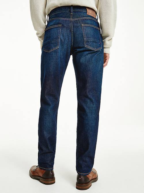 Denim Tommy Hilfiger Mercer Straight Faded Men's Jeans | TH705RXU