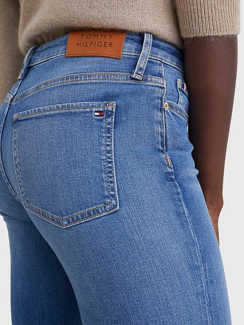 Denim Tommy Hilfiger Mid Rise Bootcut Women's Jeans | TH402VDL