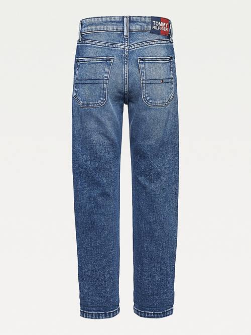 Denim Tommy Hilfiger Modern Straight Embroidery Boys' Jeans | TH912IFV