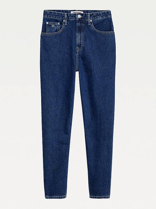 Denim Tommy Hilfiger Mom Ultra High Rise Tapered Women's Jeans | TH061HQL