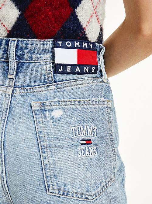 Denim Tommy Hilfiger Mom Ultra High Rise Tapered Hemp Women's Jeans | TH134XTD