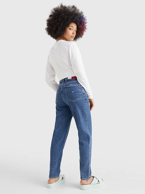 Denim Tommy Hilfiger Mom Ultra High Rise Tapered Women's Jeans | TH821KVM