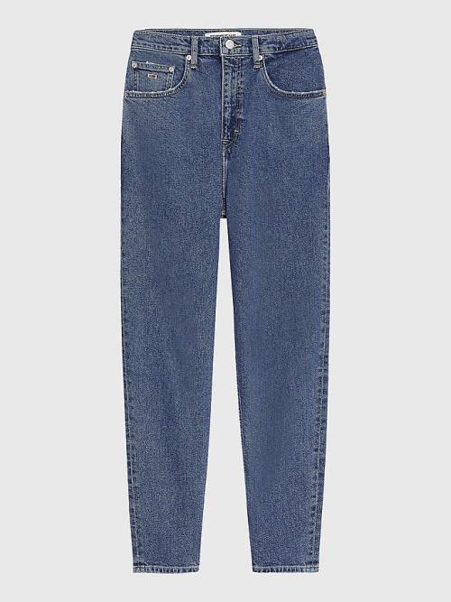 Denim Tommy Hilfiger Mom Ultra High Rise Tapered Women's Jeans | TH821KVM