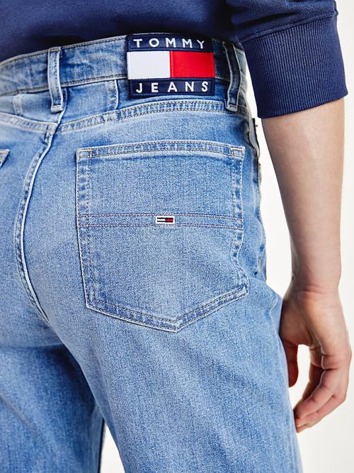 Denim Tommy Hilfiger Mom Ultra High Rise Tapered Women's Jeans | TH951VEY