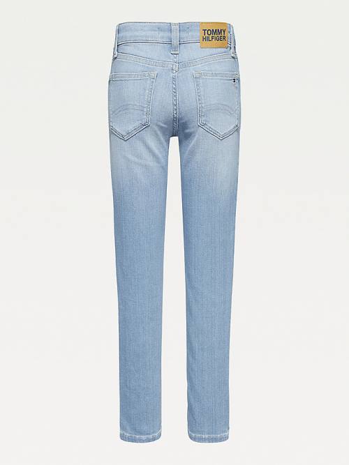 Denim Tommy Hilfiger Nora Faded Skinny Girls' Jeans | TH672GFR