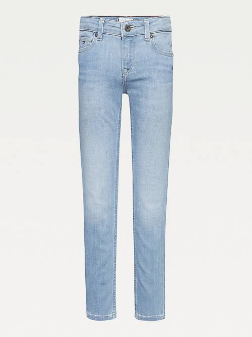 Denim Tommy Hilfiger Nora Faded Skinny Girls\' Jeans | TH672GFR