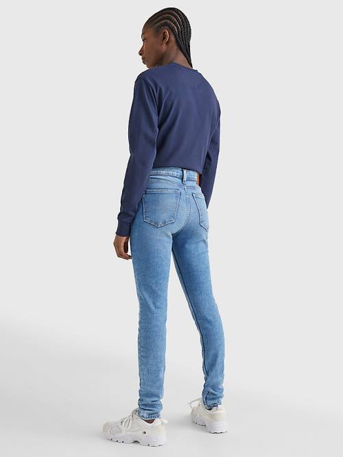 Denim Tommy Hilfiger Nora Mid Rise Skinny Faded Women's Jeans | TH346HZS