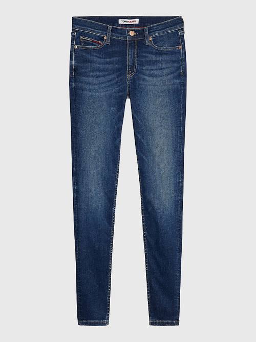 Denim Tommy Hilfiger Nora Mid Rise Skinny Women's Jeans | TH461HTX