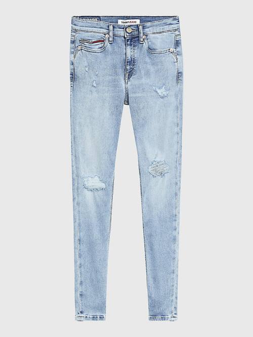 Denim Tommy Hilfiger Nora Mid Rise Skinny Ankle Women's Jeans | TH632ZTR