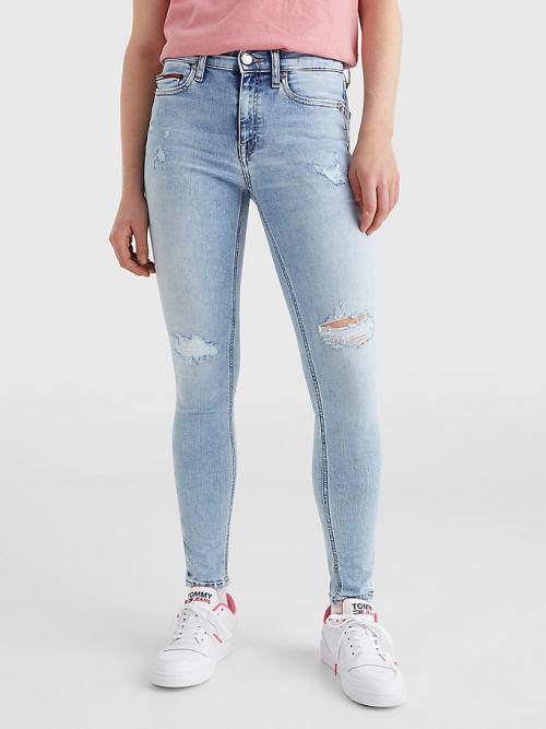 Denim Tommy Hilfiger Nora Mid Rise Skinny Ankle Women\'s Jeans | TH632ZTR