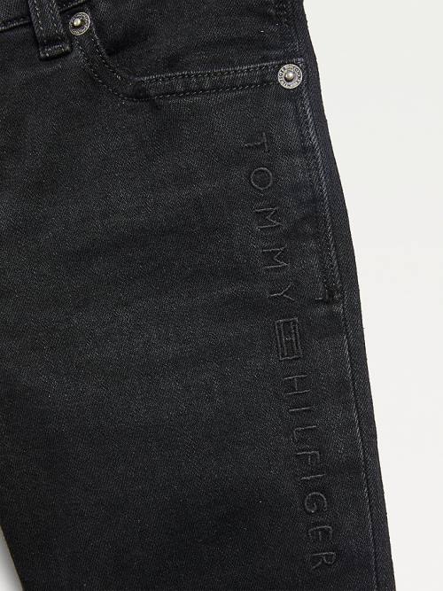 Denim Tommy Hilfiger Nora Skinny Faded Black Girls' Jeans | TH398POJ