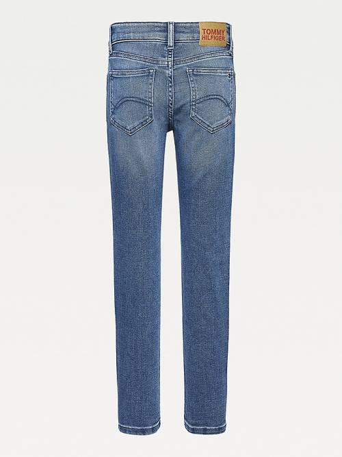 Denim Tommy Hilfiger Nora Skinny Faded Girls' Jeans | TH941YSU