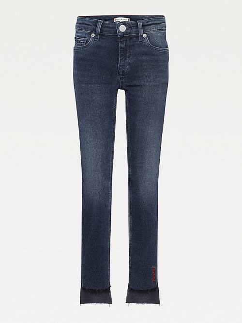 Denim Tommy Hilfiger Nora Skinny Raw Hem Girls\' Jeans | TH483WTF