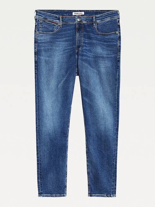 Denim Tommy Hilfiger Plus Simon Skinny Faded Men's Jeans | TH426BIP