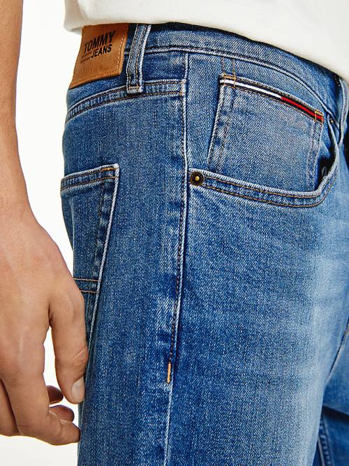 Denim Tommy Hilfiger Rey Relaxed Tapered Men's Jeans | TH730PNO