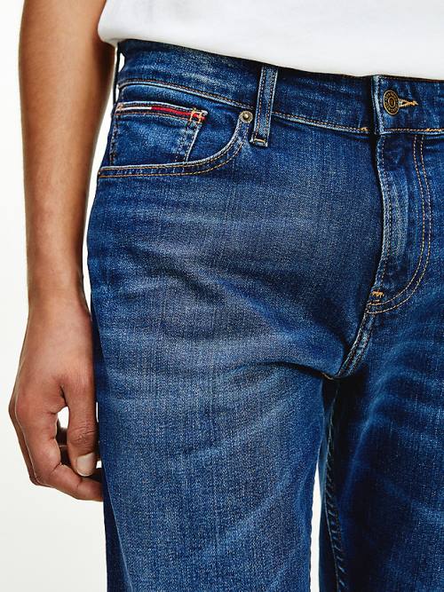 Denim Tommy Hilfiger Ryan Relaxed Fit Faded Men's Jeans | TH678KHY