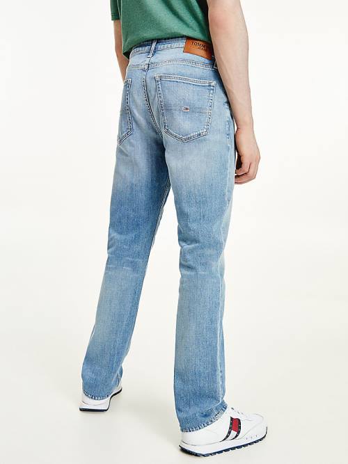 Denim Tommy Hilfiger Ryan Straight Distressed Men's Jeans | TH864UHM