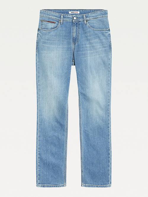 Denim Tommy Hilfiger Ryan Straight Distressed Men's Jeans | TH864UHM