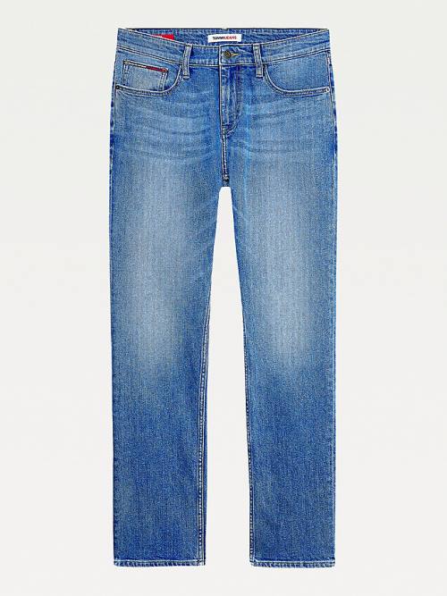 Denim Tommy Hilfiger Ryan Straight Faded Men's Jeans | TH407WPV