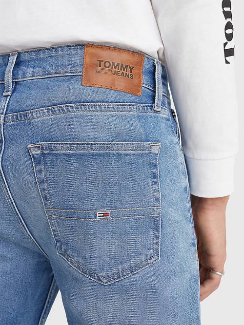 Denim Tommy Hilfiger Ryan Straight Faded Men's Jeans | TH760AQD