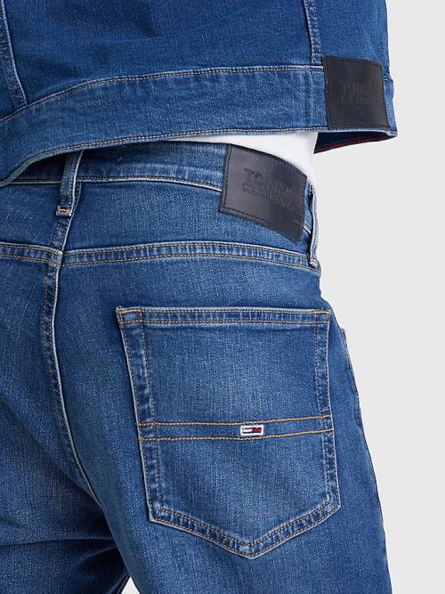 Denim Tommy Hilfiger Ryan Straight Relaxed Fit Faded Men's Jeans | TH731ZAY