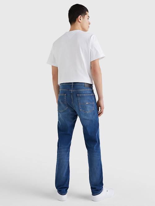 Denim Tommy Hilfiger Ryan Straight Relaxed Fit Faded Men's Jeans | TH731ZAY