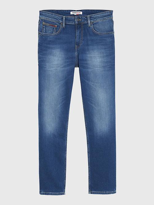 Denim Tommy Hilfiger Ryan Straight Relaxed Fit Faded Men's Jeans | TH731ZAY