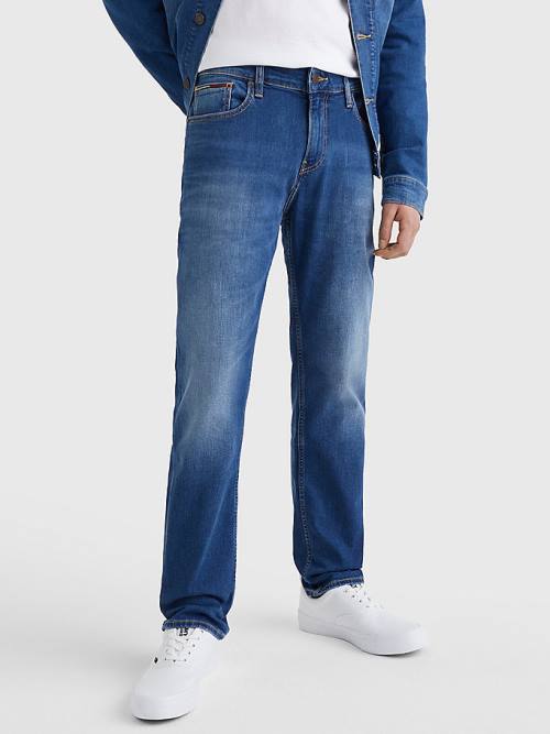 Denim Tommy Hilfiger Ryan Straight Relaxed Fit Faded Men\'s Jeans | TH731ZAY