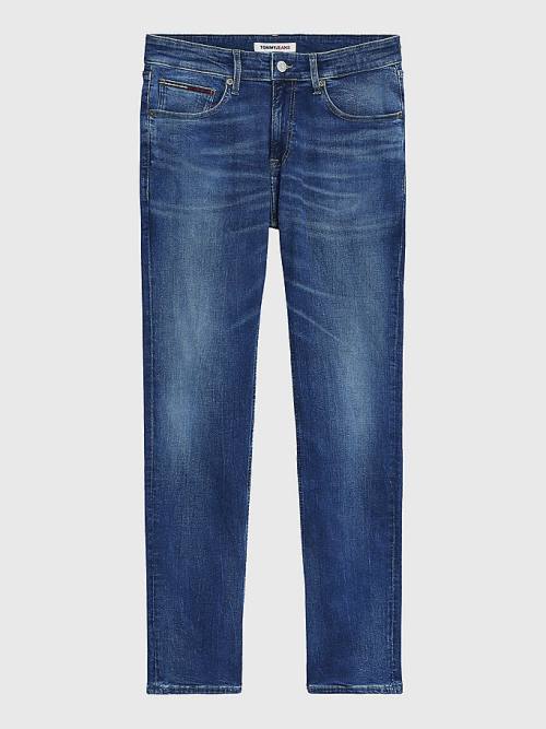 Denim Tommy Hilfiger Scanton Faded Slim Fit Men's Jeans | TH250LPG