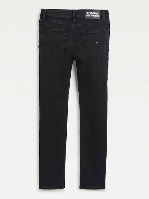 Denim Tommy Hilfiger Scanton Slim Black Boys' Jeans | TH723SUQ