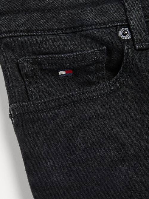 Denim Tommy Hilfiger Scanton Slim Black Boys' Jeans | TH723SUQ