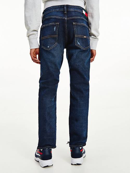 Denim Tommy Hilfiger Scanton Slim Distressed Faded Men's Jeans | TH062ODB