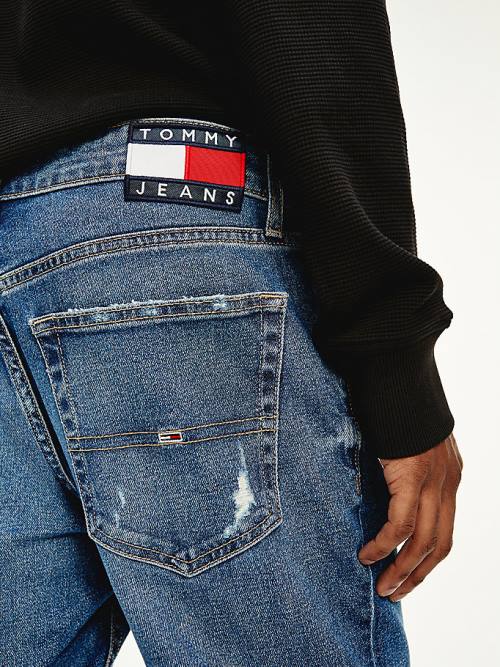 Denim Tommy Hilfiger Scanton Slim Distressed Men's Jeans | TH149VHN