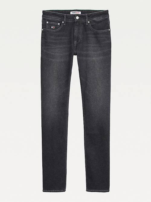 Denim Tommy Hilfiger Scanton Slim Faded Black Men's Jeans | TH154OQM