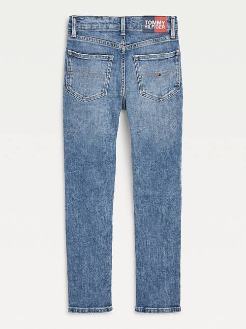 Denim Tommy Hilfiger Scanton Slim Faded Hemp Boys' Jeans | TH748MPF